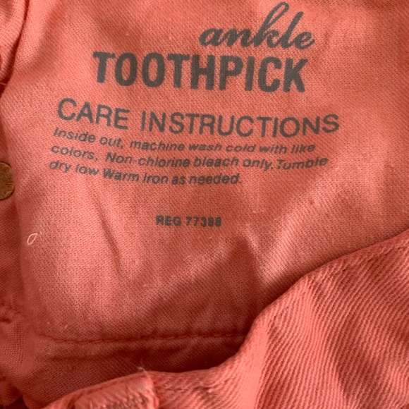 J.Crew Toothpick Ankle Pants Sz 28 - Picture 8 of 9